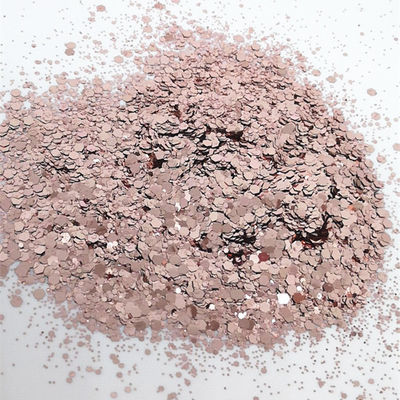 Glitter estilo rosa oro cuerpo grueso cosmético brillo para la decoración del hogar en el hotel restaurante banquete