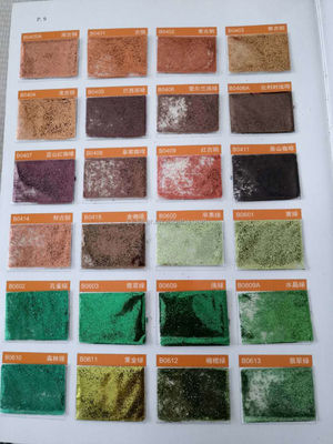 Glitter Art a granel Glitter holográfico colorido Glitter poliéster PET artesanal Chunky para decoración navideña