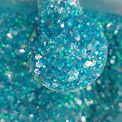 Funky Glitter Iriscence arco iris Brillo para las uñas Art Decoraciones de fiesta de interior Decoraciones de Navidad de tamaño mixto