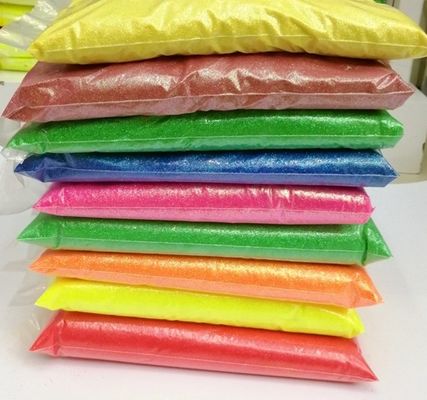 Polvo de brillo fluorescente perfecto para la ocasión de Navidad y el material de poliéster