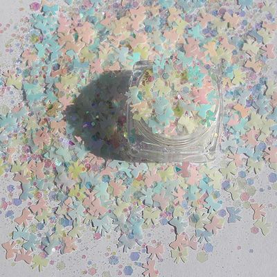 Gel UV Nail Art Glitter mezcla de forma Valentines Nail Glitter Paillettes para otros suministros navideños y tatuaje