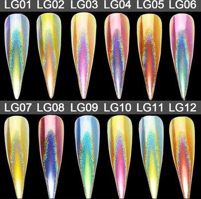 OEM/ODM Sí. Polvo de uñas holográfico para uñas de poliéster de alto nivel