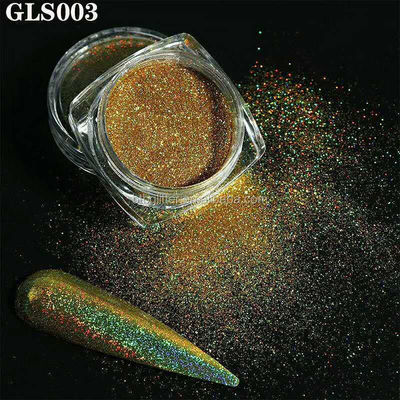 Holográfico resistente a los disolventes finas uñas Art Brillo en polvo 1/128 1/170 1/256 1/360 1/500 1/700 Brillo en polvo fino