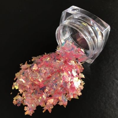 Impresión de corte a presión Tipo de artículo navideño Decoración de interiores Fragmentos irregulares Cristales de brillo Polvo para artesanías y uñas
