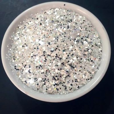 OEM/ODM Sí. Proporcionamos OEM 1kg de polvo de brillo de poliéster de plata brillante para Acción de Gracias y el Día del Padre
