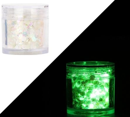 BILING BILING Poliéster unicornio forma de brillo de caballo Ecológico Brillo Noctilucencia Brillo definitivo en la oscuridad Brillo