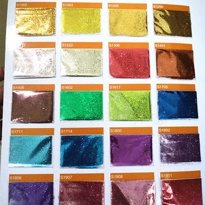 Glitter resistente a solventes de poliéster para otros suministros navideños en una variedad de colores