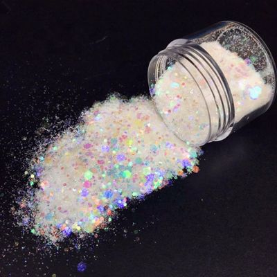 Polvo de brillo metálico brillante excelente efecto de arte de uñas con brillo arco iris mezclado 24 colores brillo arco iris mezclado