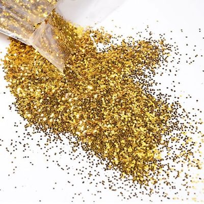 Europa Característica regional 1 kg Metal a granel Plata Oro Forma reflectante Polvo de brillo para decoración cosmética en 365 colores
