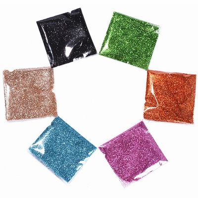 Europa Característica regional 1 kg Metal a granel Plata Oro Forma reflectante Polvo de brillo para decoración cosmética en 365 colores