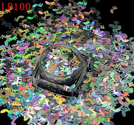 Música Marca PET Formas de Brillo de Fiestas Brillo con Brillo Formas de notación musical Otros suministros navideños