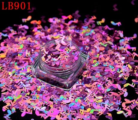 Música Marca PET Formas de Brillo de Fiestas Brillo con Brillo Formas de notación musical Otros suministros navideños