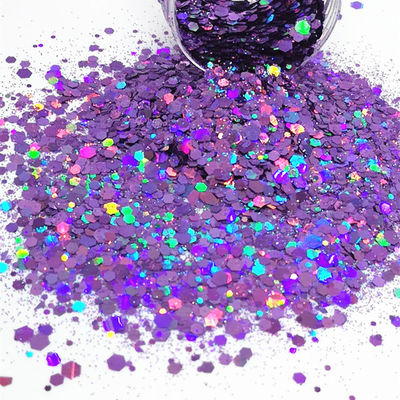 Mezcla y combina para crear un excelente efecto de arte de uñas Polvo de brillo con brillo grueso para tumbler de resina