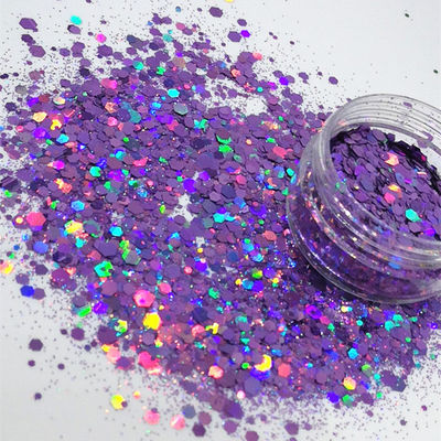 Mezcla y combina para crear un excelente efecto de arte de uñas Polvo de brillo con brillo grueso para tumbler de resina