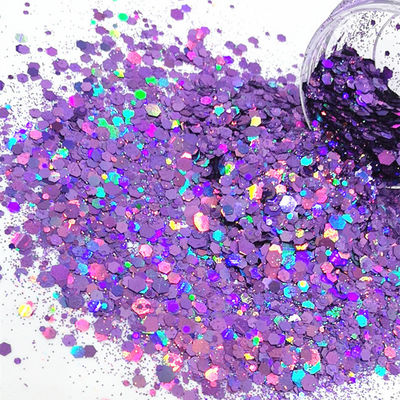 Mezcla y combina para crear un excelente efecto de arte de uñas Polvo de brillo con brillo grueso para tumbler de resina