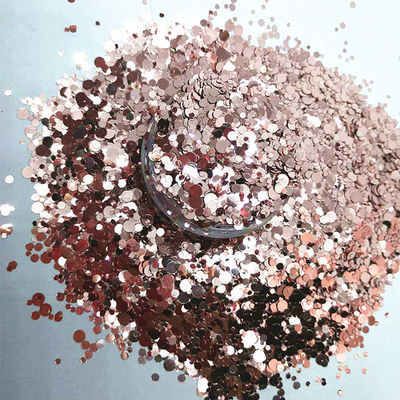 Impresión de corte a presión Rosa Oro Brillante Uñas Decoración con 365 colores y venta