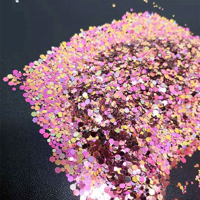 Impresión de corte a presión Cambio de color Brillo grueso para maquillaje Cuero corporal Art Nail Art Artesanía Resina a granel Cambio de color personalizado