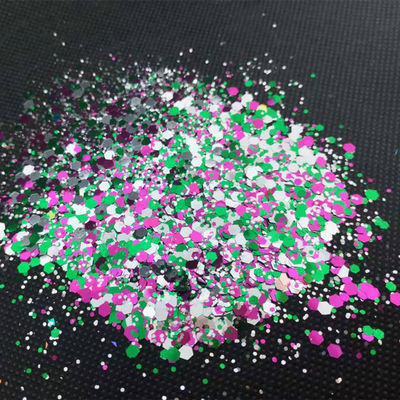 Celebración de Diwali Esencial Colorido Alto Brillo 1mm 2mm 3mm Blanco Plata Rosa Verde Bling Uñas Brillante Polvo
