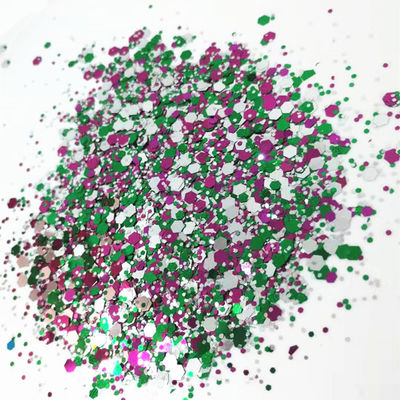 Celebración de Diwali Esencial Colorido Alto Brillo 1mm 2mm 3mm Blanco Plata Rosa Verde Bling Uñas Brillante Polvo