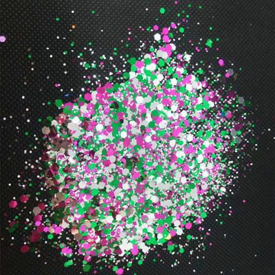 Celebración de Diwali Esencial Colorido Alto Brillo 1mm 2mm 3mm Blanco Plata Rosa Verde Bling Uñas Brillante Polvo