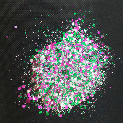 Celebración de Diwali Esencial Colorido Alto Brillo 1mm 2mm 3mm Blanco Plata Rosa Verde Bling Uñas Brillante Polvo