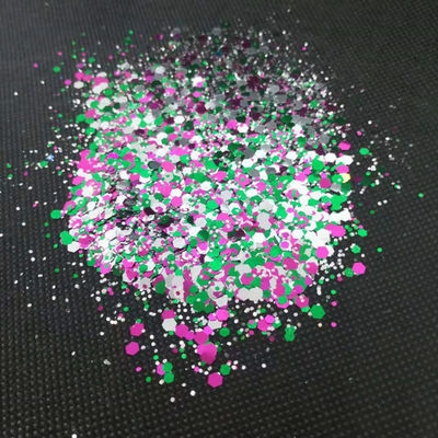Celebración de Diwali Esencial Colorido Alto Brillo 1mm 2mm 3mm Blanco Plata Rosa Verde Bling Uñas Brillante Polvo