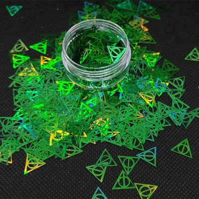 Stock de brillo de triángulo de Harry y Potter amigable con el PET en material ecológico