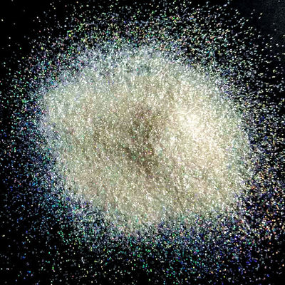 Glitter blanco holográfico mezclado Chunky Glitter Bulk Polyester Pet Glitter Die Cutting Printing OEM/ODM Sí. Proporcionamos OEM