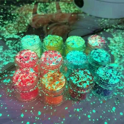 Día de la Tierra Confetti con formas de animales en polvo de brillo luminoso no tóxico con mezclas gruesas