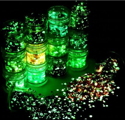 Día de la Tierra Confetti con formas de animales en polvo de brillo luminoso no tóxico con mezclas gruesas