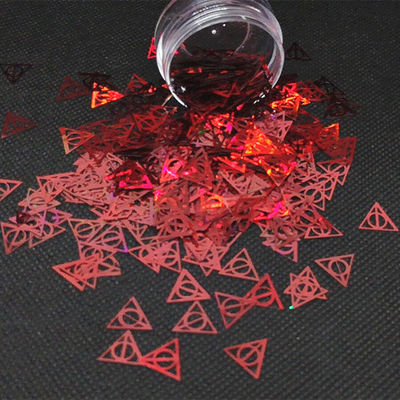Triángulos de Harry y Potter con círculo de forma Gitter Mortal Hallow Brillo El último accesorio de decoración