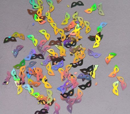 Forma de cactus con purpurina OEM, hojas de Mary Jane, formas de pene, tijeras de Mardi Gras, máscaras, tijeras, lazos, purpurina con forma