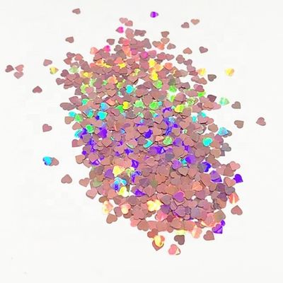 Día de San Valentín Corazones rojos Confeti Brillante para decoración de bodas y otros suministros navideños Material de poliéster