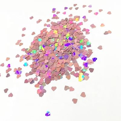 Día de San Valentín Corazones rojos Confeti Brillante para decoración de bodas y otros suministros navideños Material de poliéster