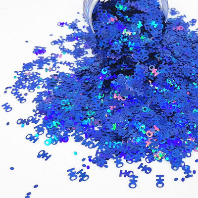 Glitter holográfico HOHO en forma de 5 mm con tema de Pascua en varios colores