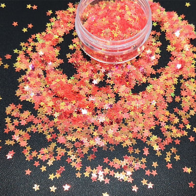 3mm Star Glitter Forma OEM para el Concierto del Evento de la Boda en stock