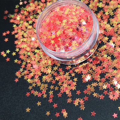 3mm Star Glitter Forma OEM para el Concierto del Evento de la Boda en stock
