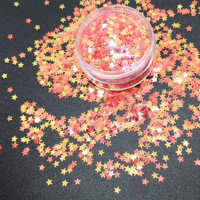 3mm Star Glitter Forma OEM para el Concierto del Evento de la Boda en stock