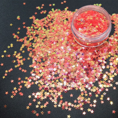 3mm Star Glitter Forma OEM para el Concierto del Evento de la Boda en stock