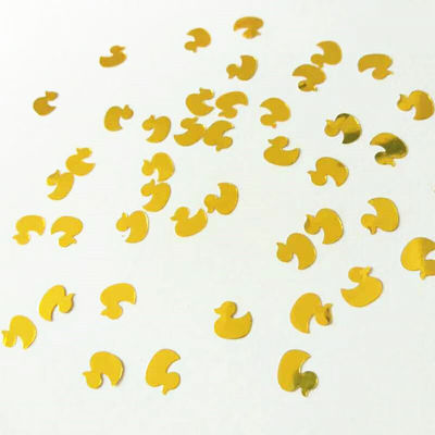 Otros suministros navideños 5 mm Glitter forma de las sequillas de pato para el ambiente festivo