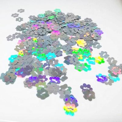 OEM/ODM Sí. Proporcionamos Holográfico Glitter forma de pata de perro con Bliing Bliing Glitter Sequins 10mm