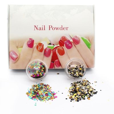 1mm2mm3mm Muestra gratuita Sequins de punto mezclar brillo para las uñas cara cuerpo