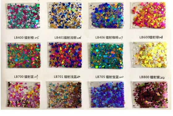 1mm2mm3mm Muestra gratuita Sequins de punto mezclar brillo para las uñas cara cuerpo